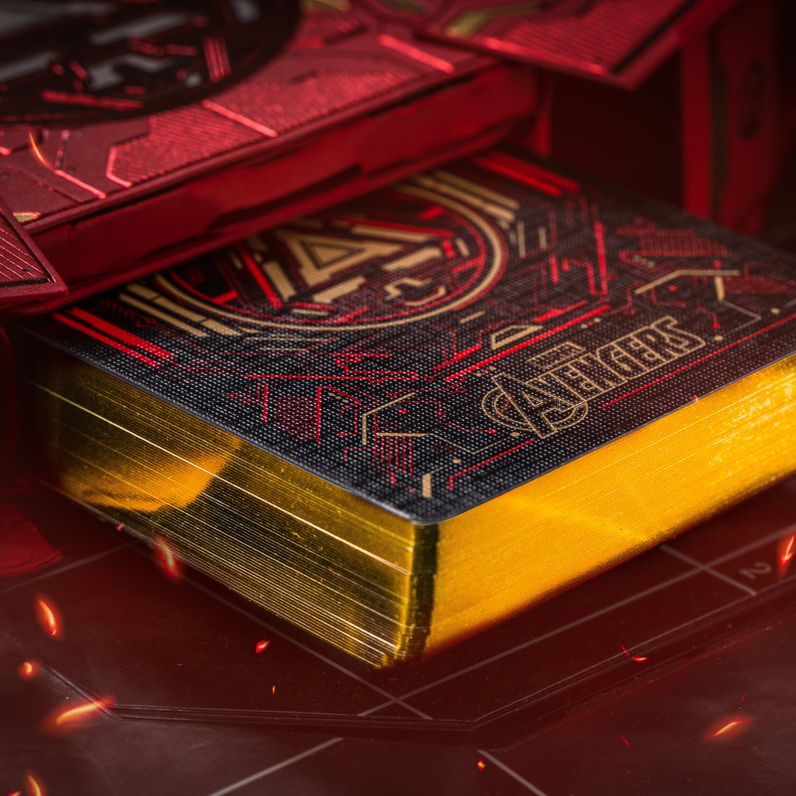Iron Man Mk 50 Gilded Edition Playing Cards | Card Mafia