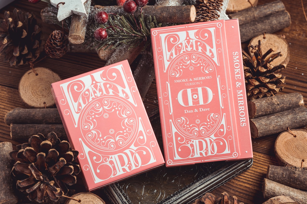 Smoke & Mirrors V9 - Pink by Dan & Dave - Card Mafia Playing Cards