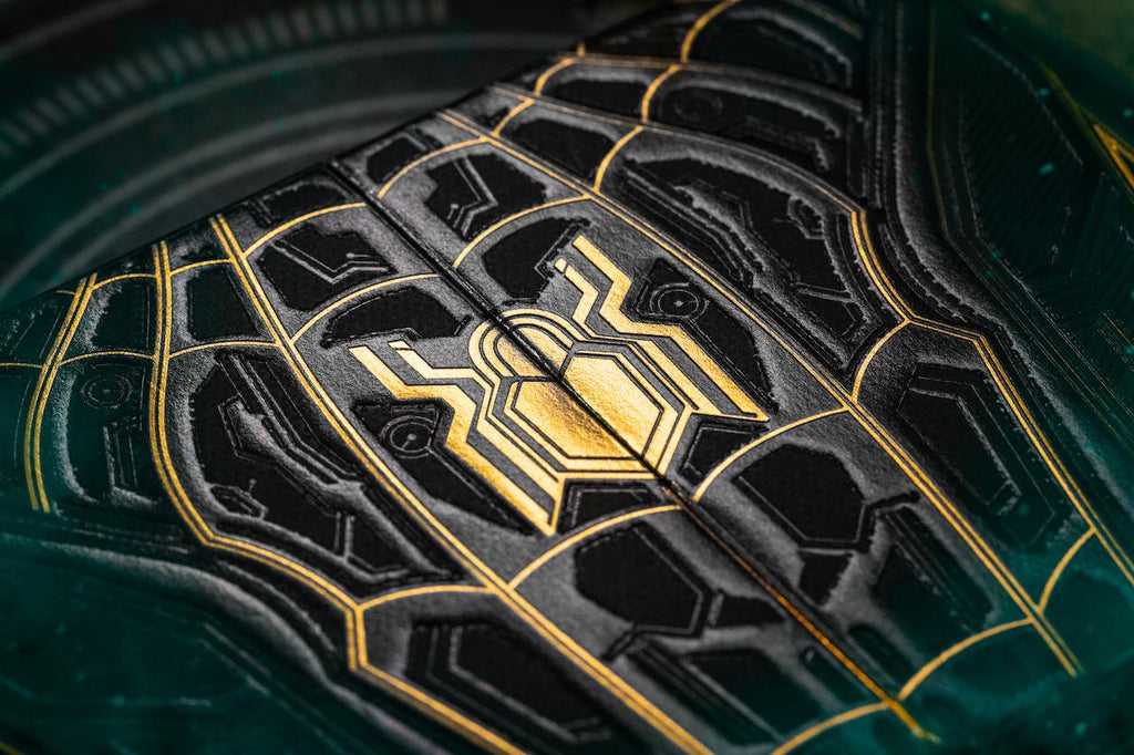 Spider-Man: Black & Gold Playing Cards (Paper) - Card Mafia