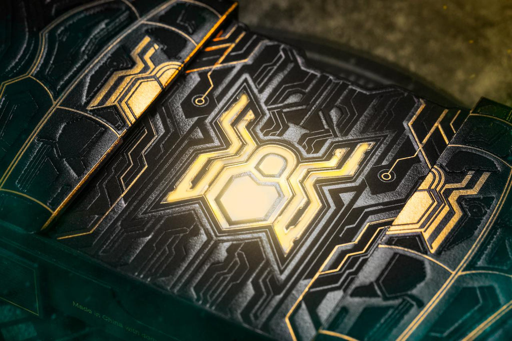 Spider-Man: Black & Gold Playing Cards (Paper) - Card Mafia