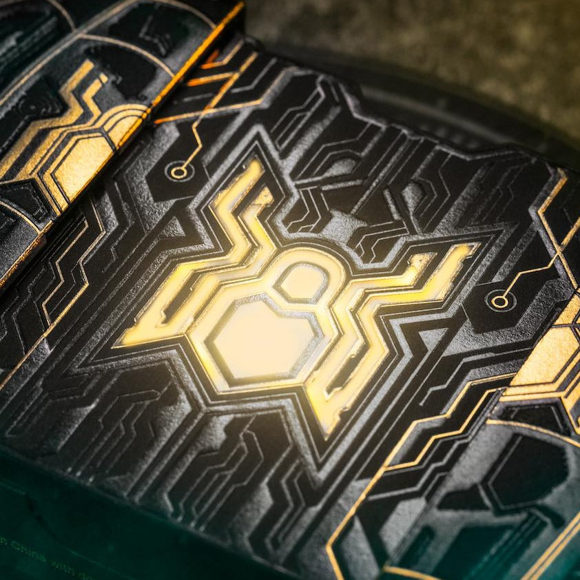 Spider-Man: Black & Gold Playing Cards (Paper) - Card Mafia