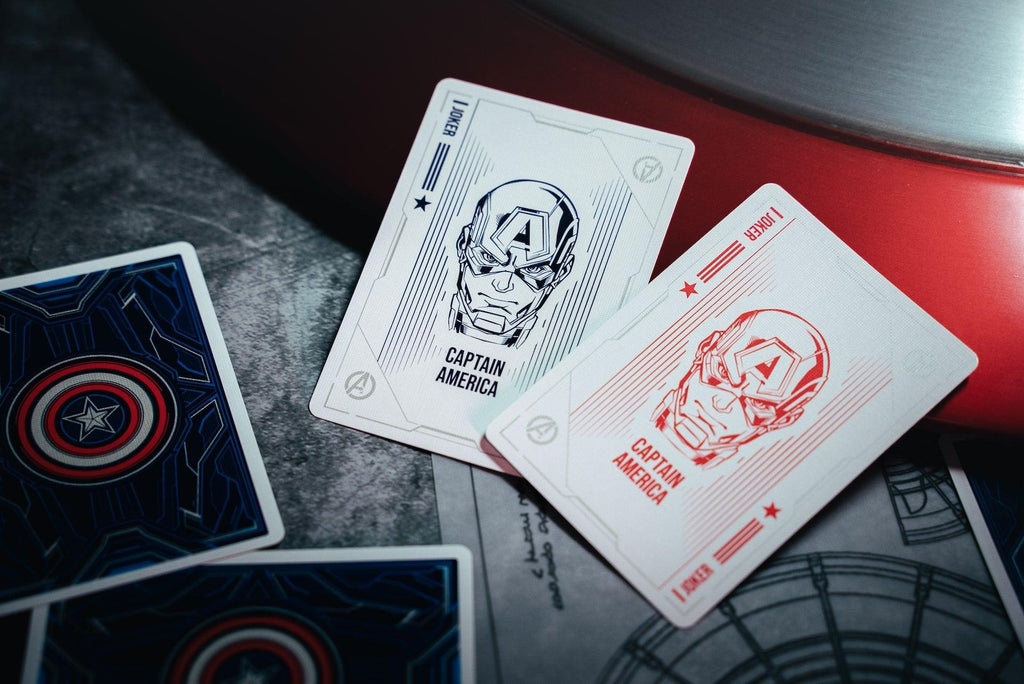 Captain America Playing Cards - Card Mafia