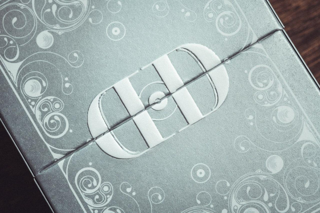 Smoke & Mirrors v8 Playing Cards - Silver - Card Mafia
