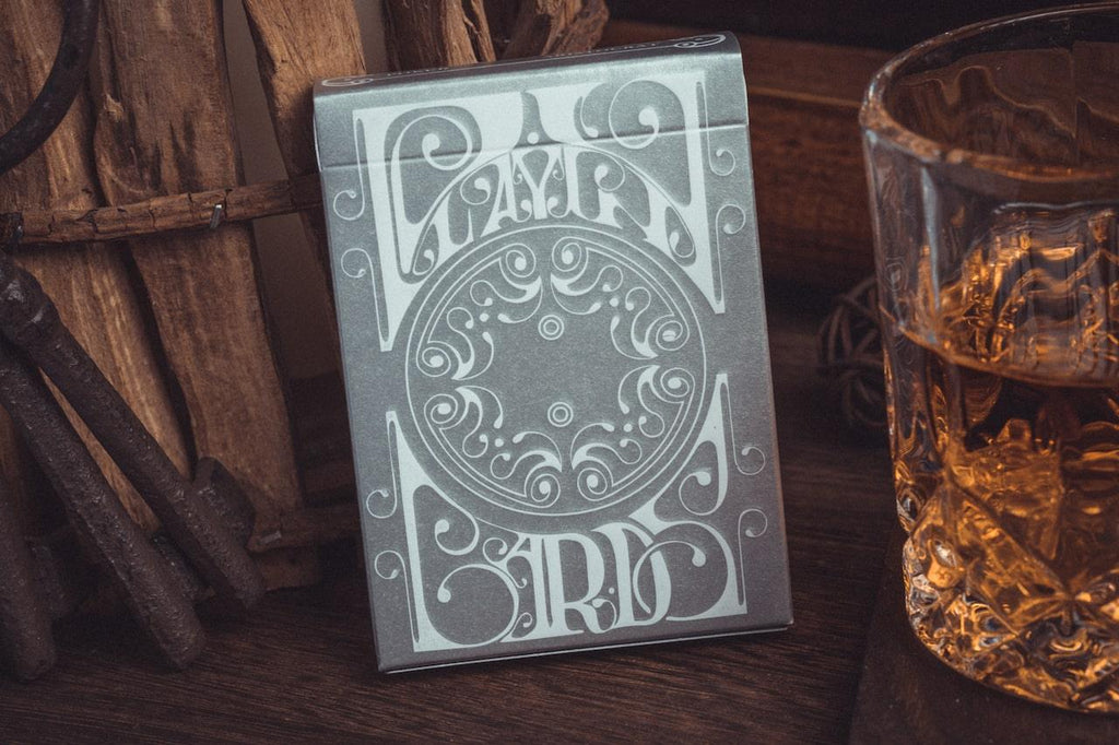 Smoke & Mirrors v8 Playing Cards - Silver - Card Mafia