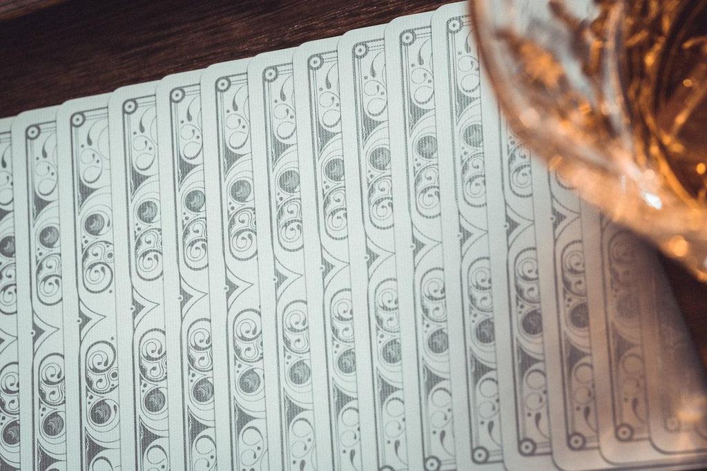 Smoke & Mirrors v8 Playing Cards - Silver - Card Mafia