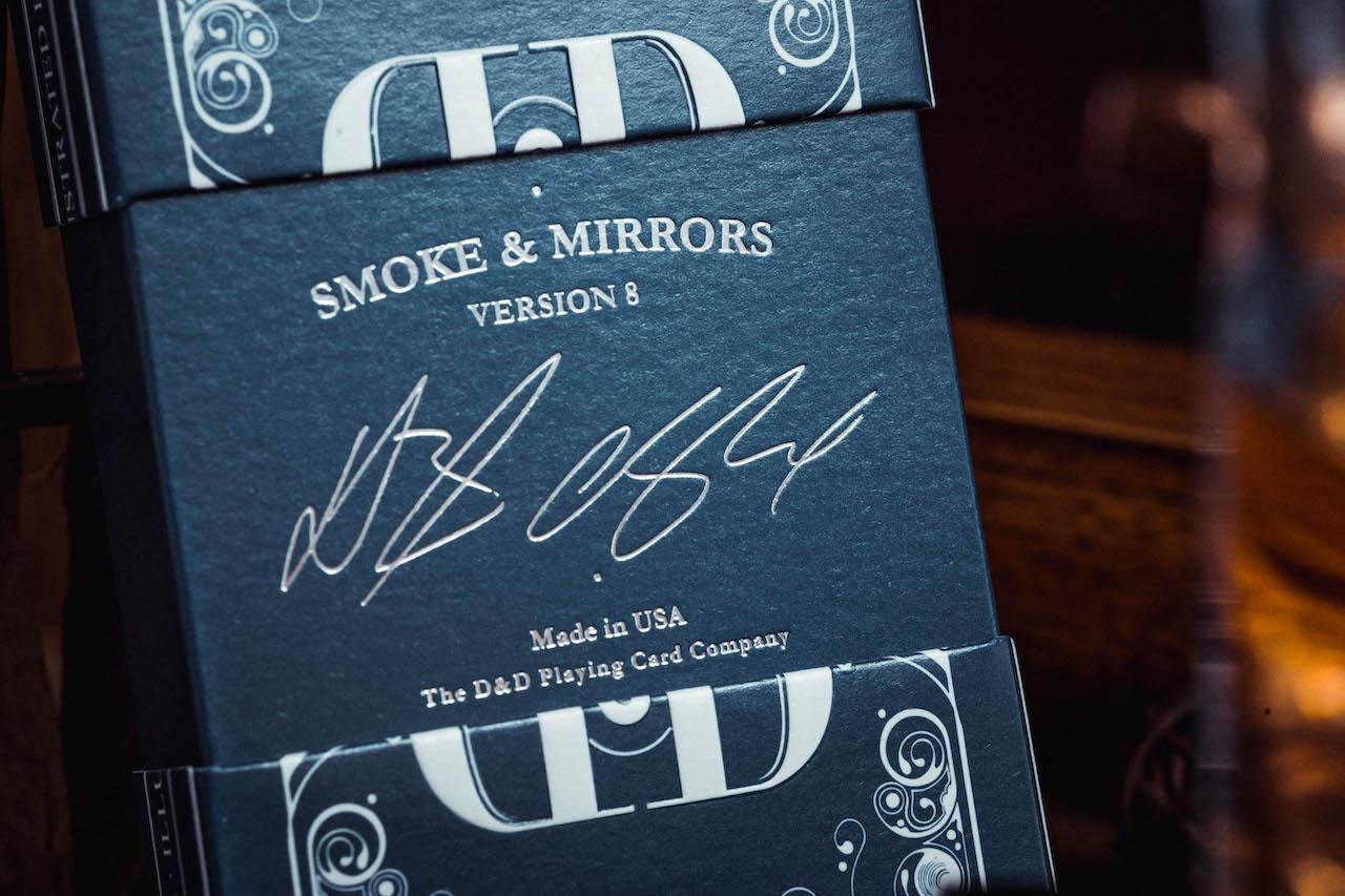 Smoke & Mirrors v8 Blue by Dan & Dave - Card Mafia Playing Cards