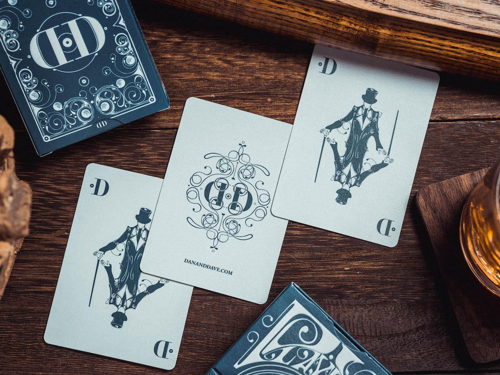 Smoke & Mirrors v8 Playing Cards - Blue - Card Mafia