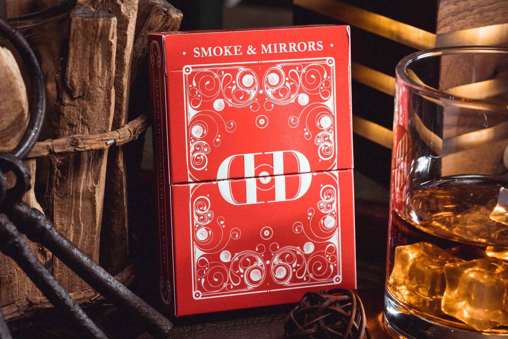 Smoke & Mirrors v8 Red by Dan & Dave - Card Mafia Playing Cards