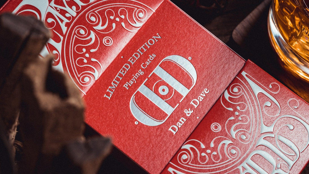 Smoke & Mirrors v8 Playing Cards - Red - Card Mafia