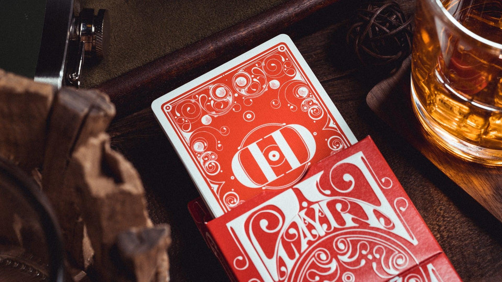 Smoke & Mirrors v8 Playing Cards - Red - Card Mafia