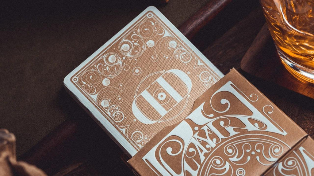 Smoke & Mirrors v8 Playing Cards - Gold - Card Mafia