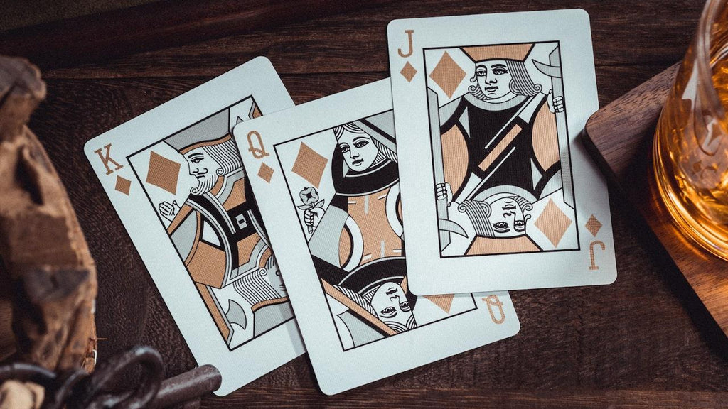 Smoke & Mirrors v8 Playing Cards - Gold - Card Mafia