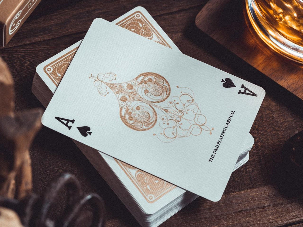 Smoke & Mirrors v8 Playing Cards - Gold - Card Mafia