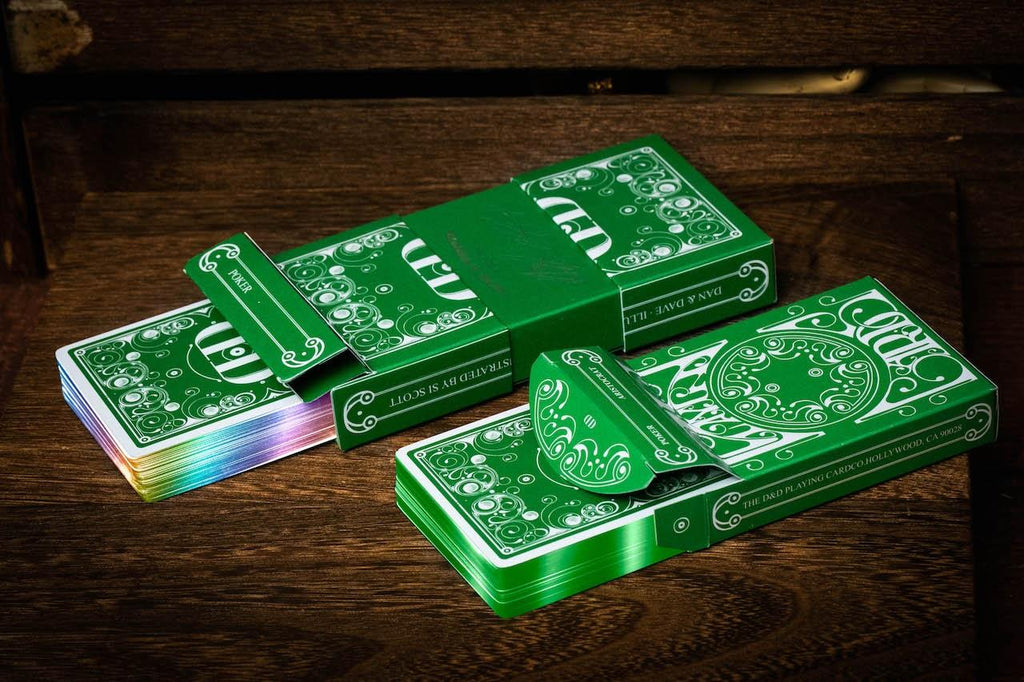 Smoke & Mirrors v8 Playing Cards Gilded Sets - Card Mafia