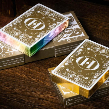 Smoke & Mirrors v8 Playing Cards Gilded Sets - Card Mafia
