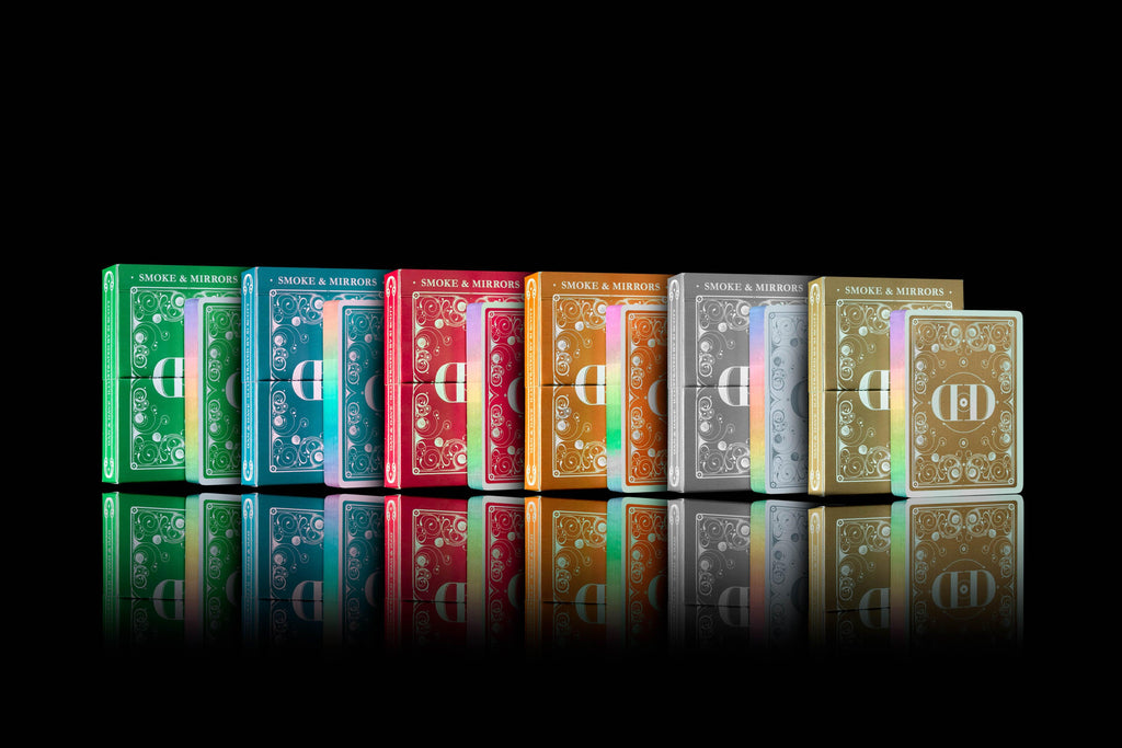 Smoke & Mirrors v8 Playing Cards Gilded Sets - Card Mafia