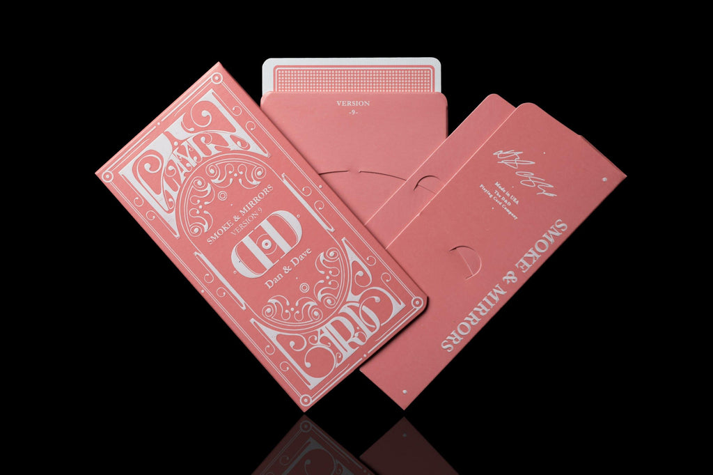 Smoke & Mirrors v9 Playing Cards - Pink - Card Mafia