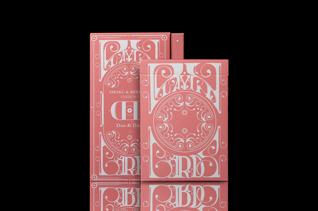 Smoke & Mirrors v9 Playing Cards - Pink - Card Mafia