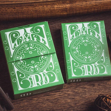 Smoke & Mirrors v8 Playing Cards - Green - Card Mafia